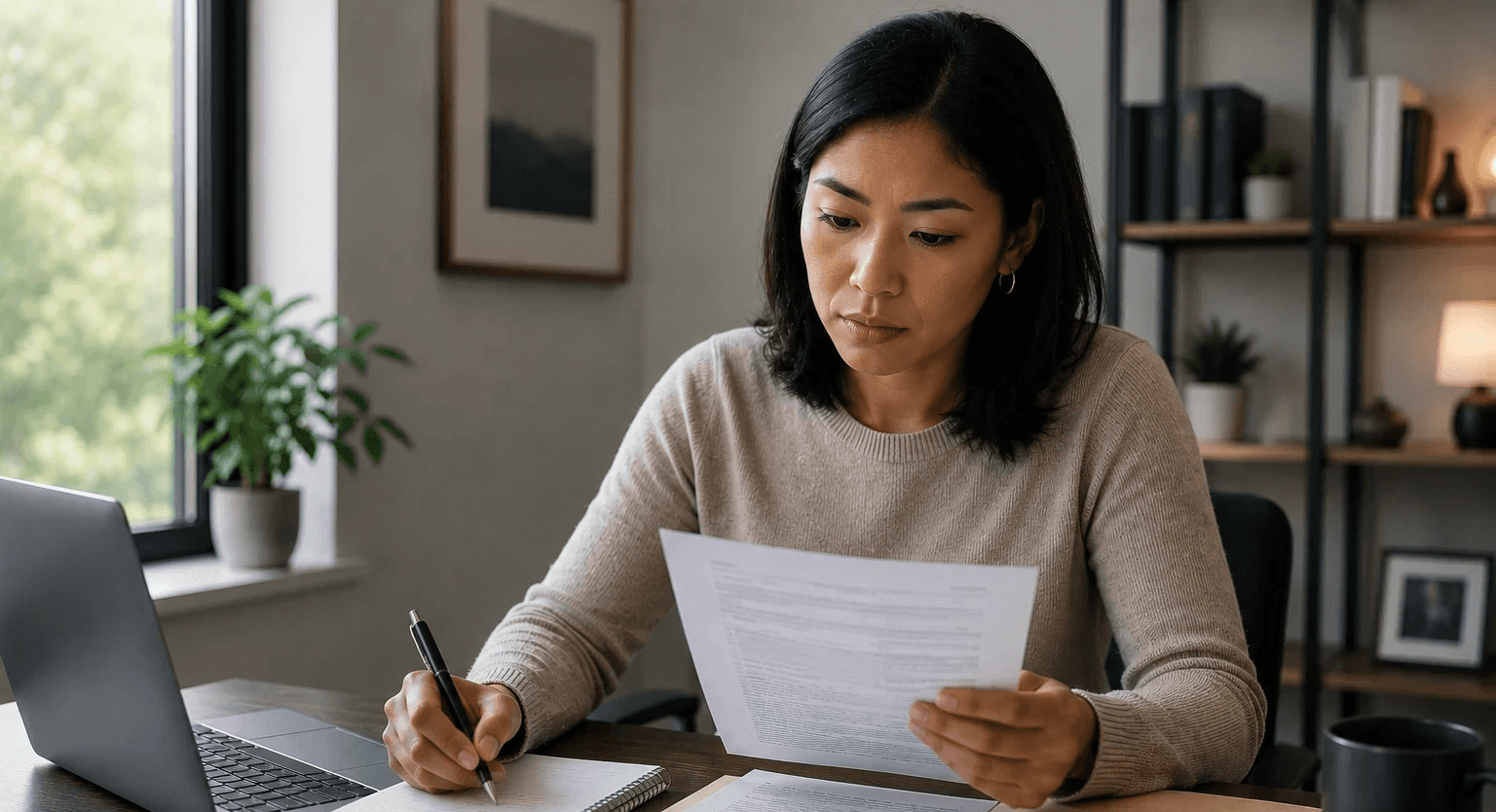 Ontario resident reviewing legal documents and preparing for a provincial offence matter.