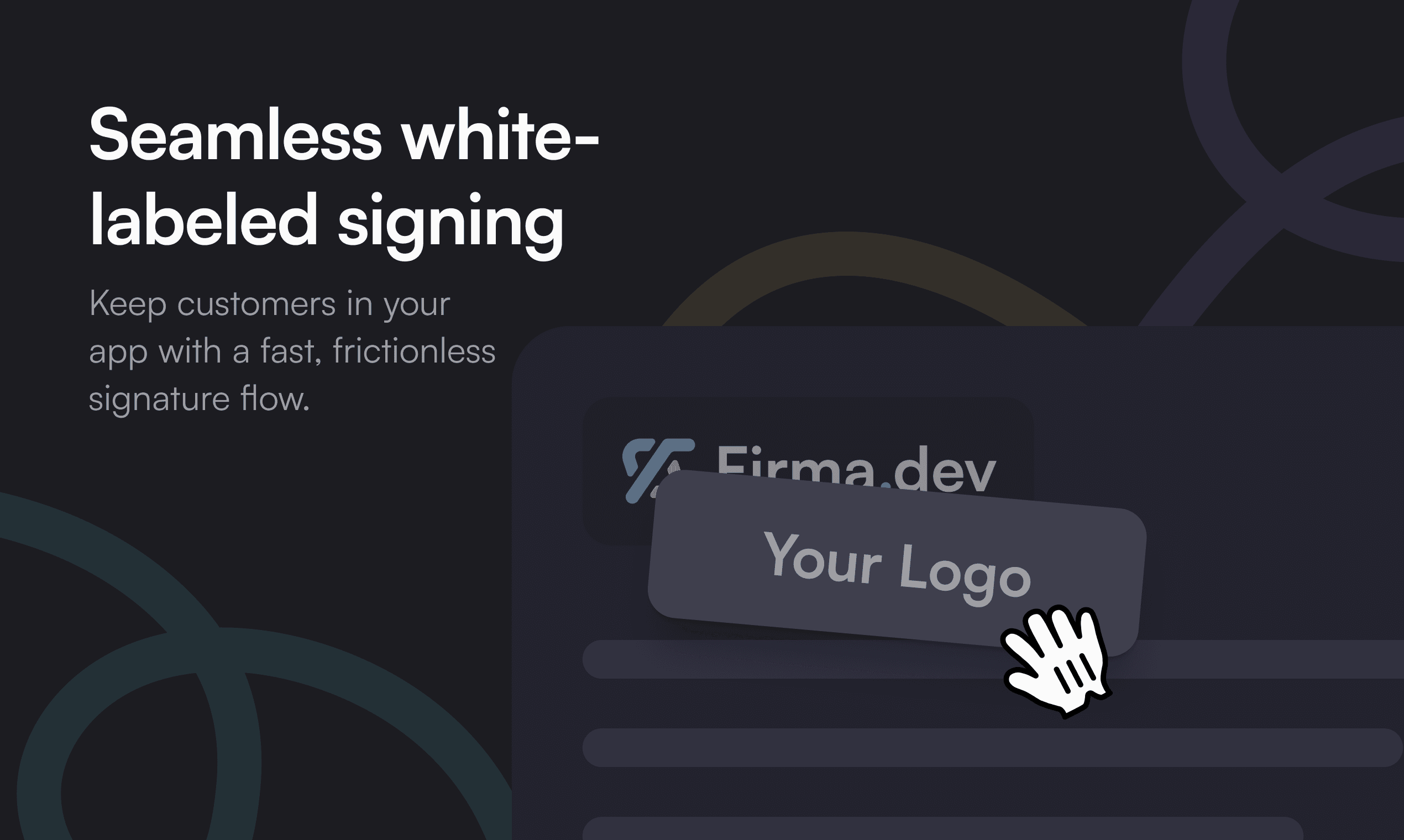 Screenshot of Firma.dev UI
