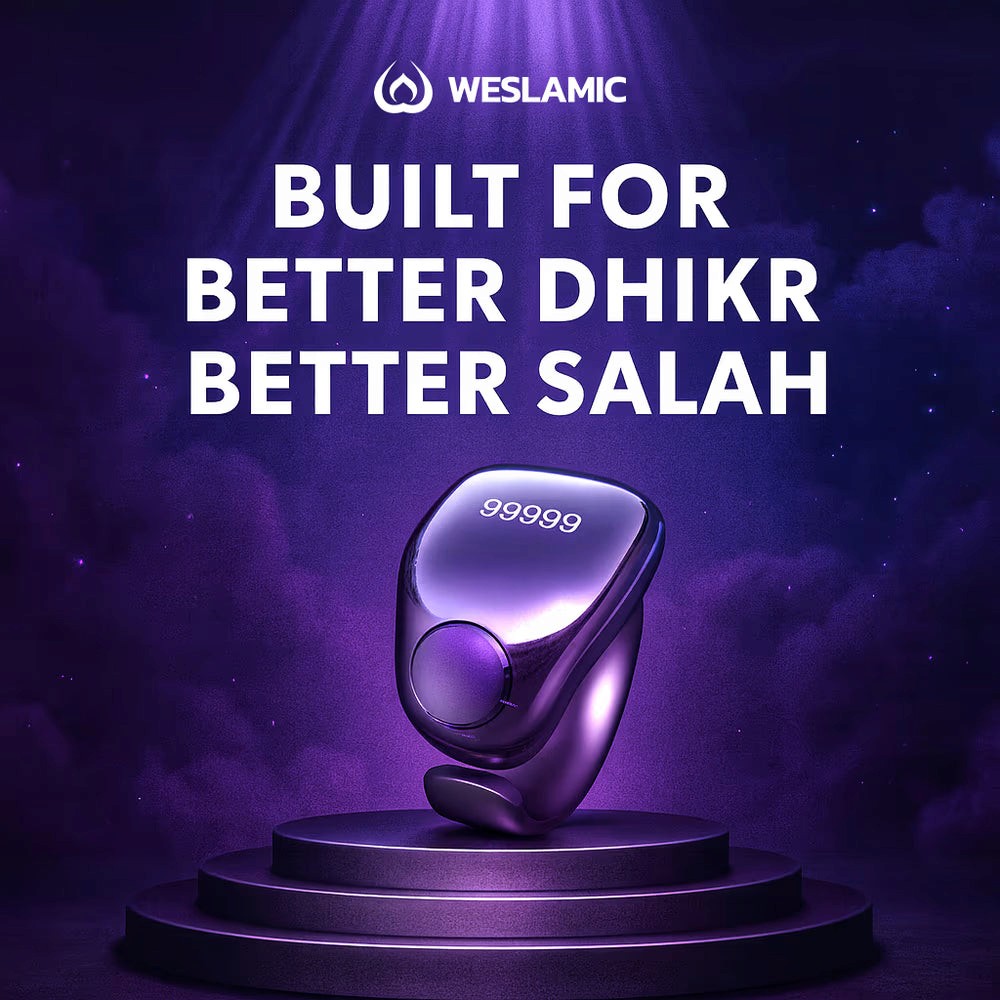 WESLAMIC iTasbih smart ring lifestyle photo