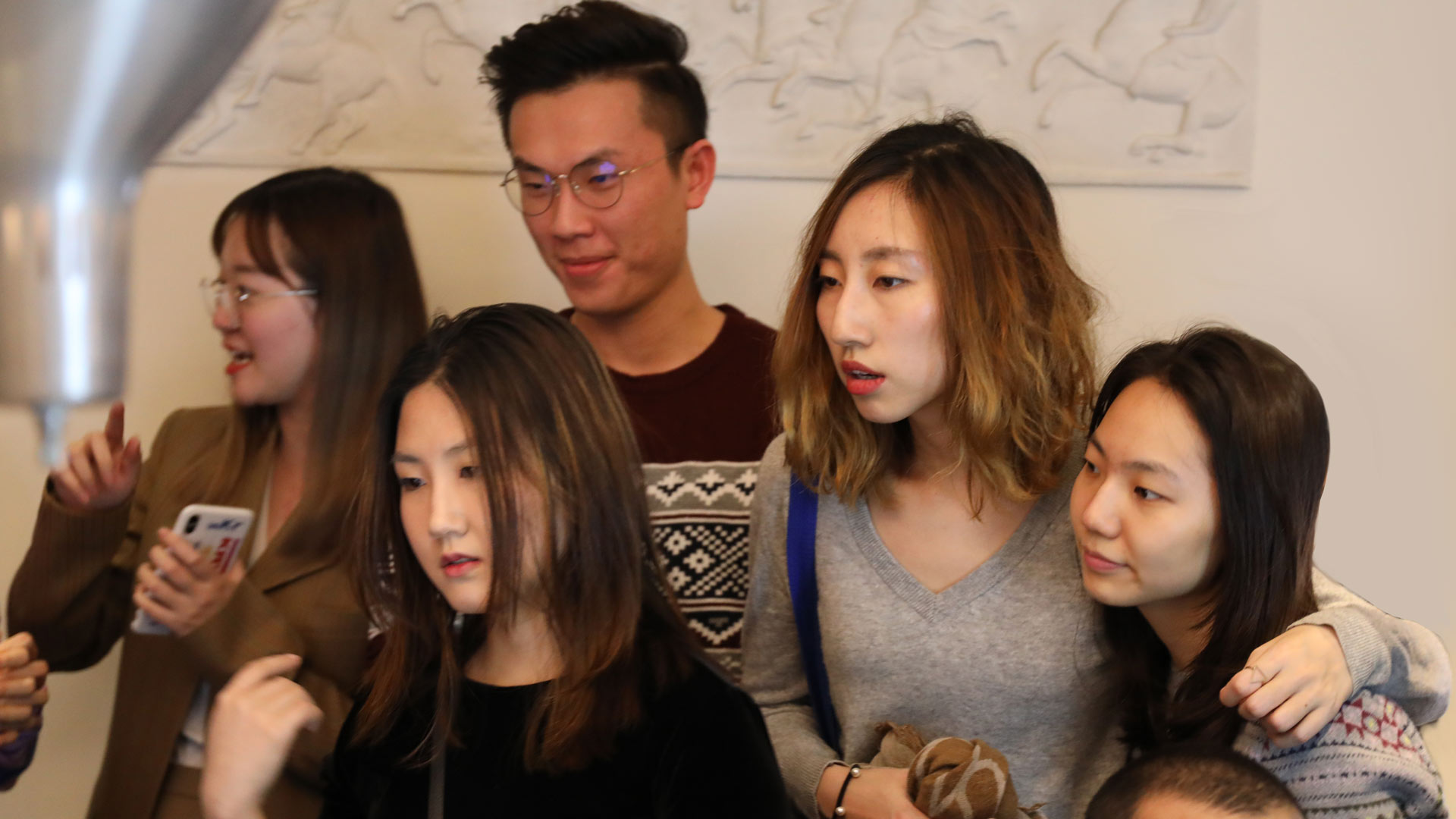 students in design studio