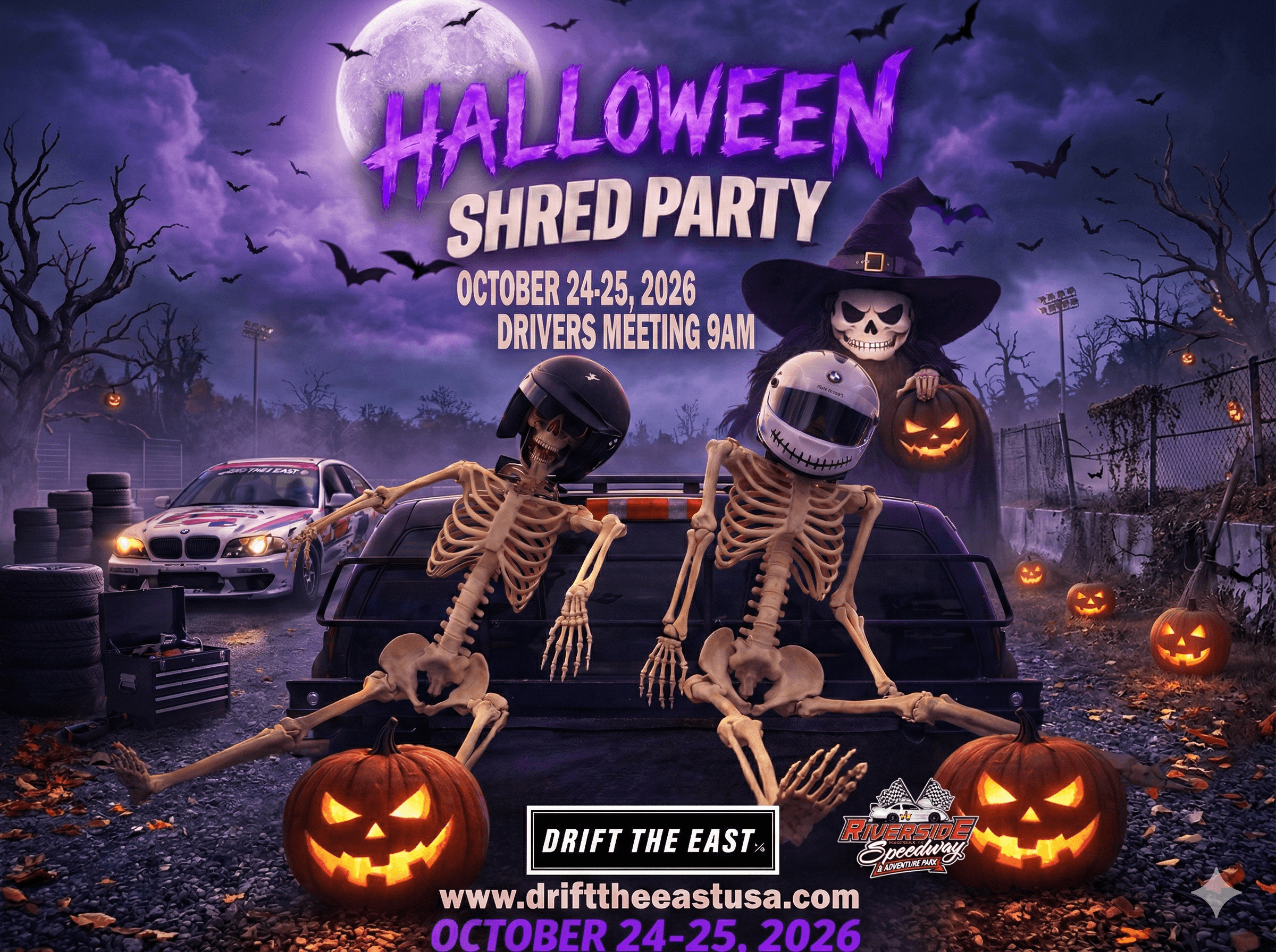 Halloween Shred Party Flyer