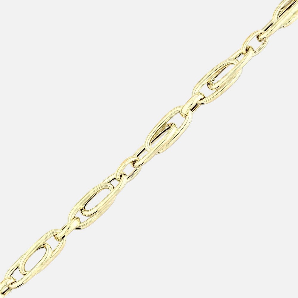 Assos Pırlanta 14 Ayar Altın Zincir Bileklik 19 cm 7.40 gr