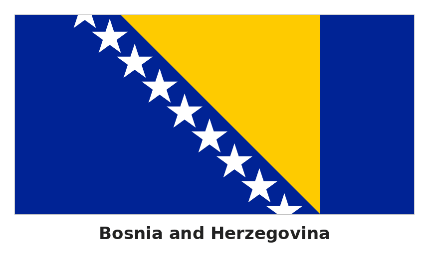 Bosnia and Herzegovina flag