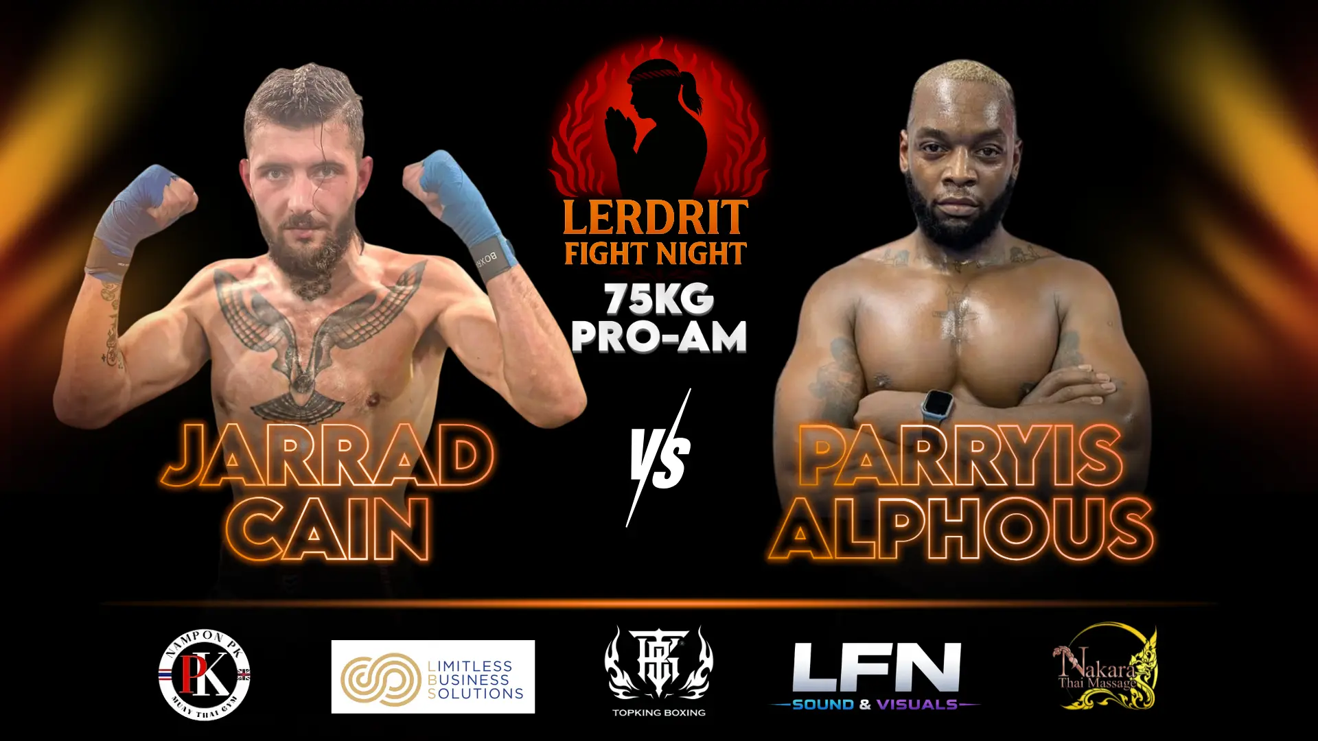 Jarrad Cain vs Parryis Alphous | Lerdrit Fight Night