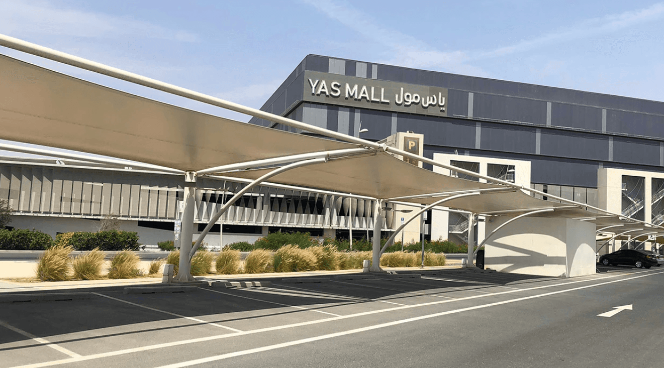 Shopping at Yas Mall, one of the various things to do on the island