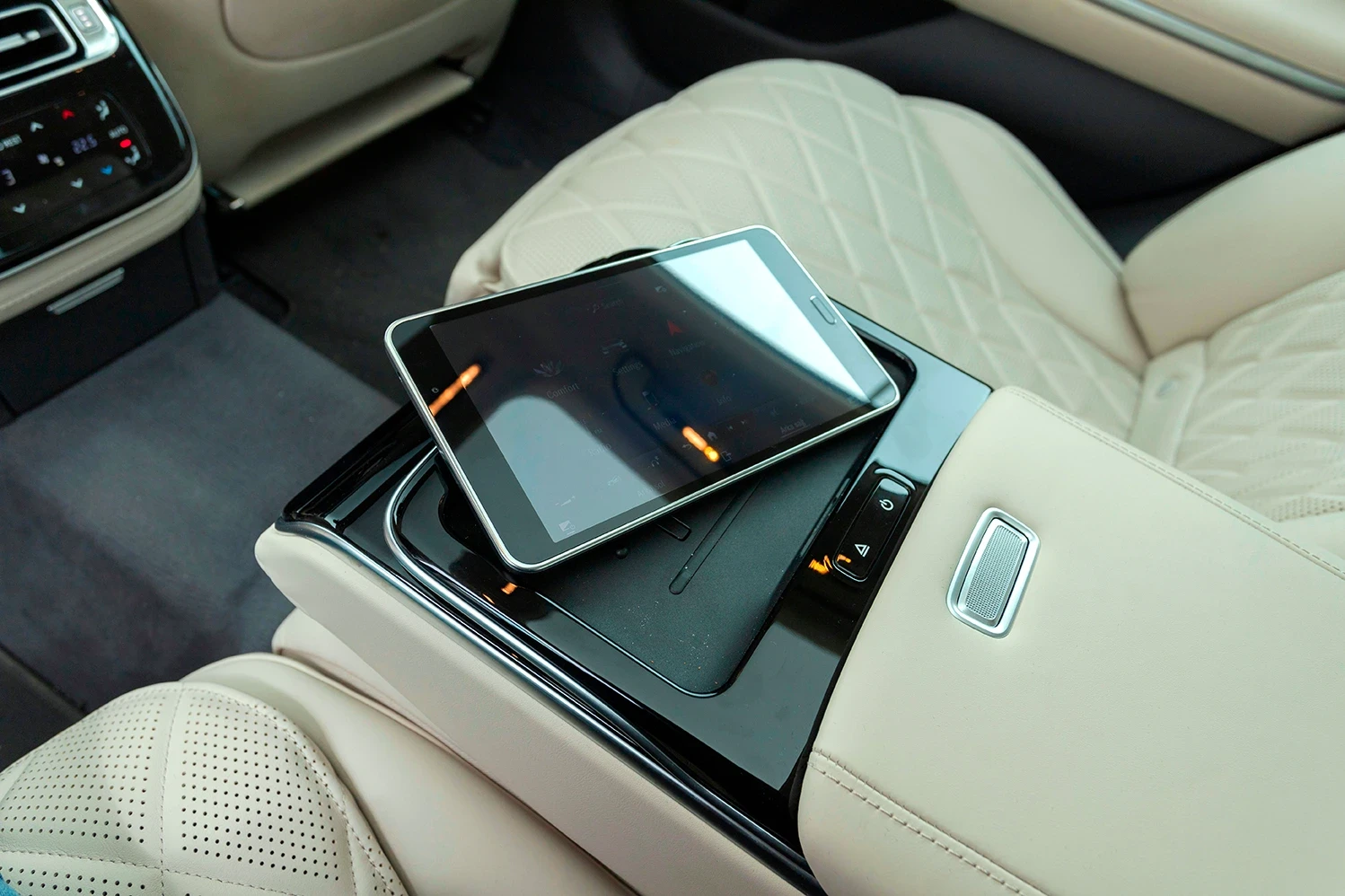 mercedes classe S tablette arriere