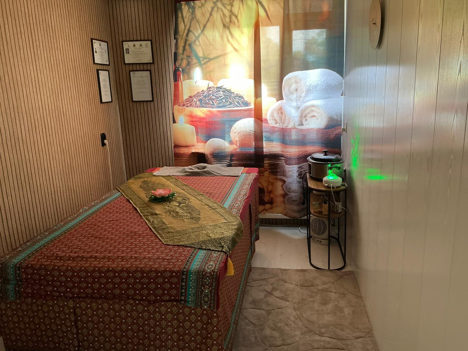 Massageruimte van Sunny Thai Massage Nijkerk