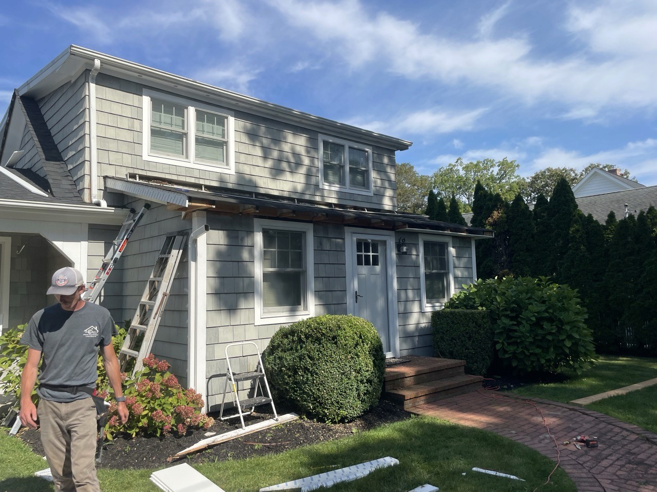 Repairing the exterior trim