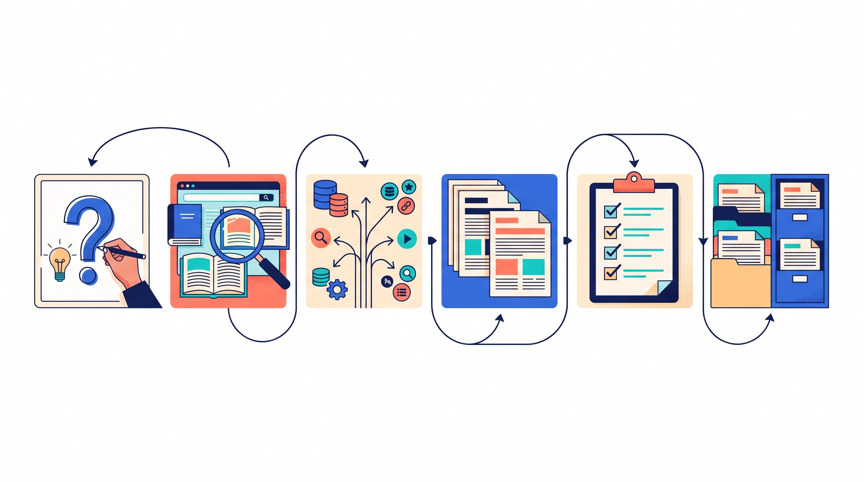 Repeatable literature search workflow for PhD research