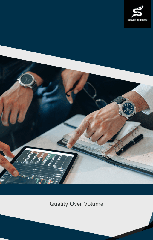 A digital scale from a report showing clinical governance and commercial growth in perfect harmony for NDIS healthcare businesses.