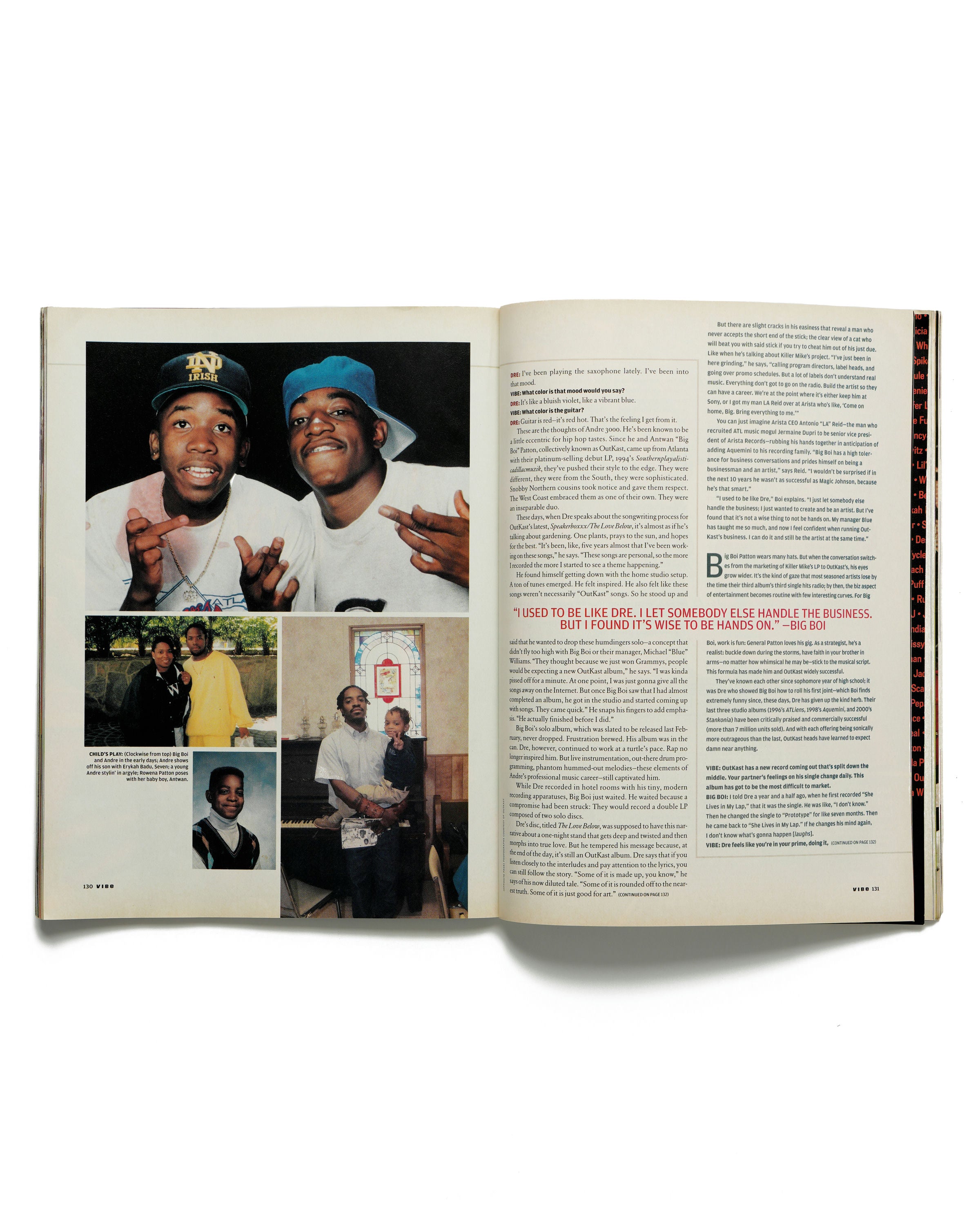 VIBE - October 2003 - Insert