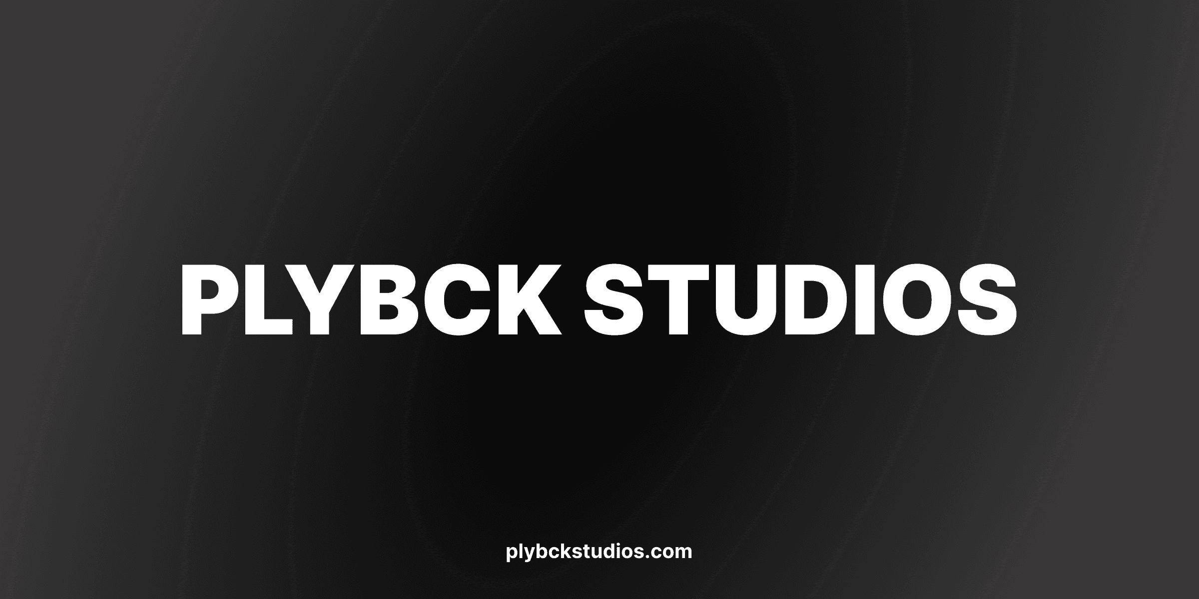 Real studio photo for PLYBCK Recording Studios