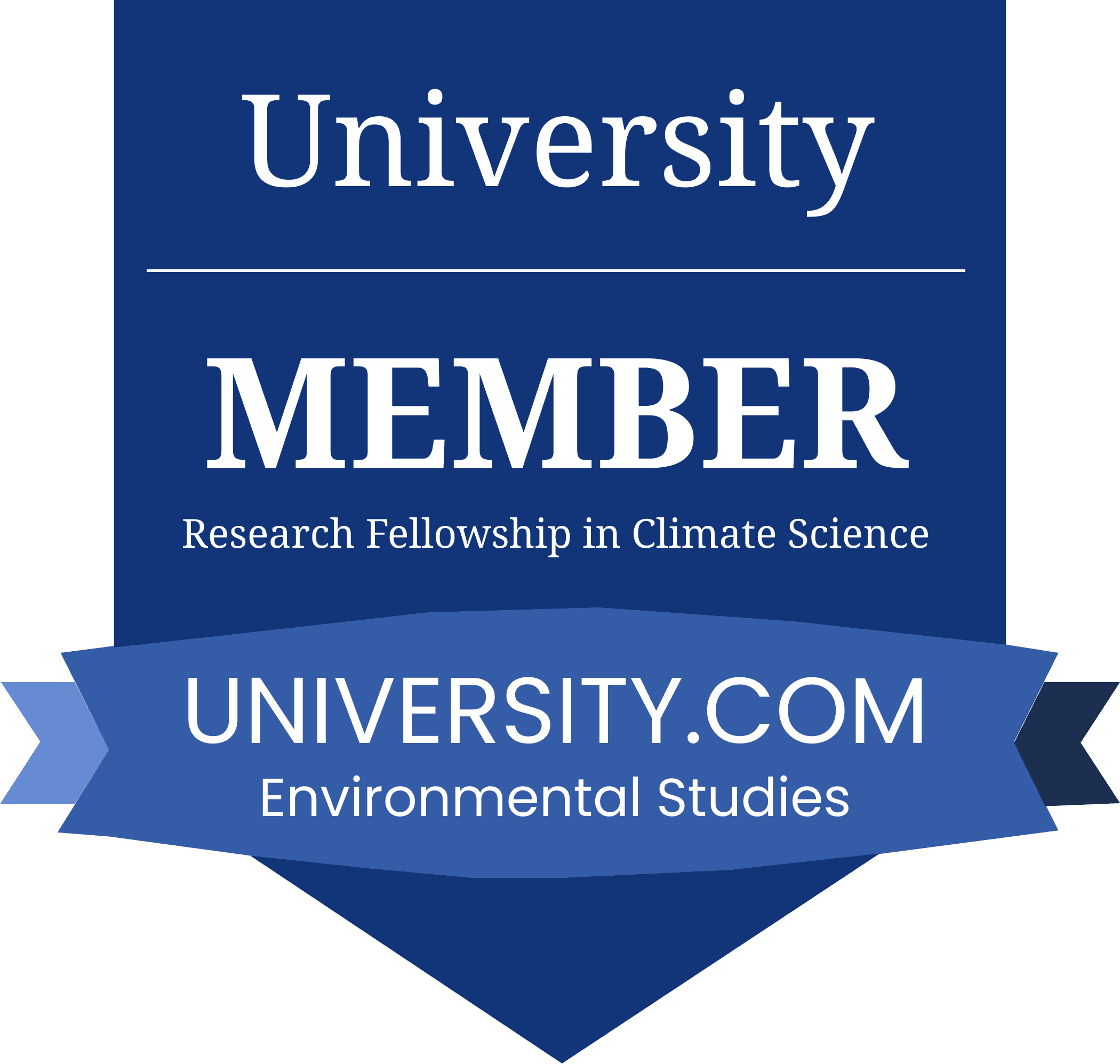 Wauld - Formal and effective blue recognition badge template