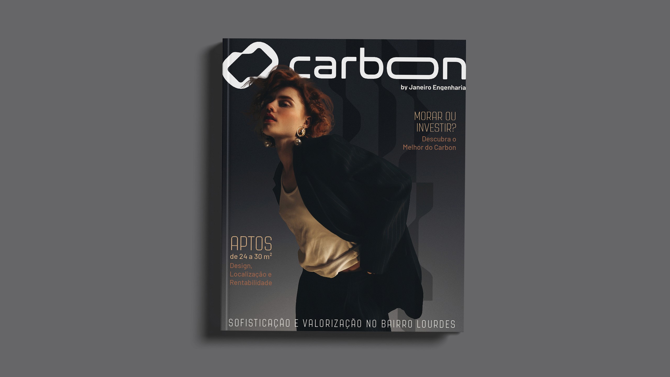 Projeto Carbon — Conceito de campanha · Key Visual · Editorial