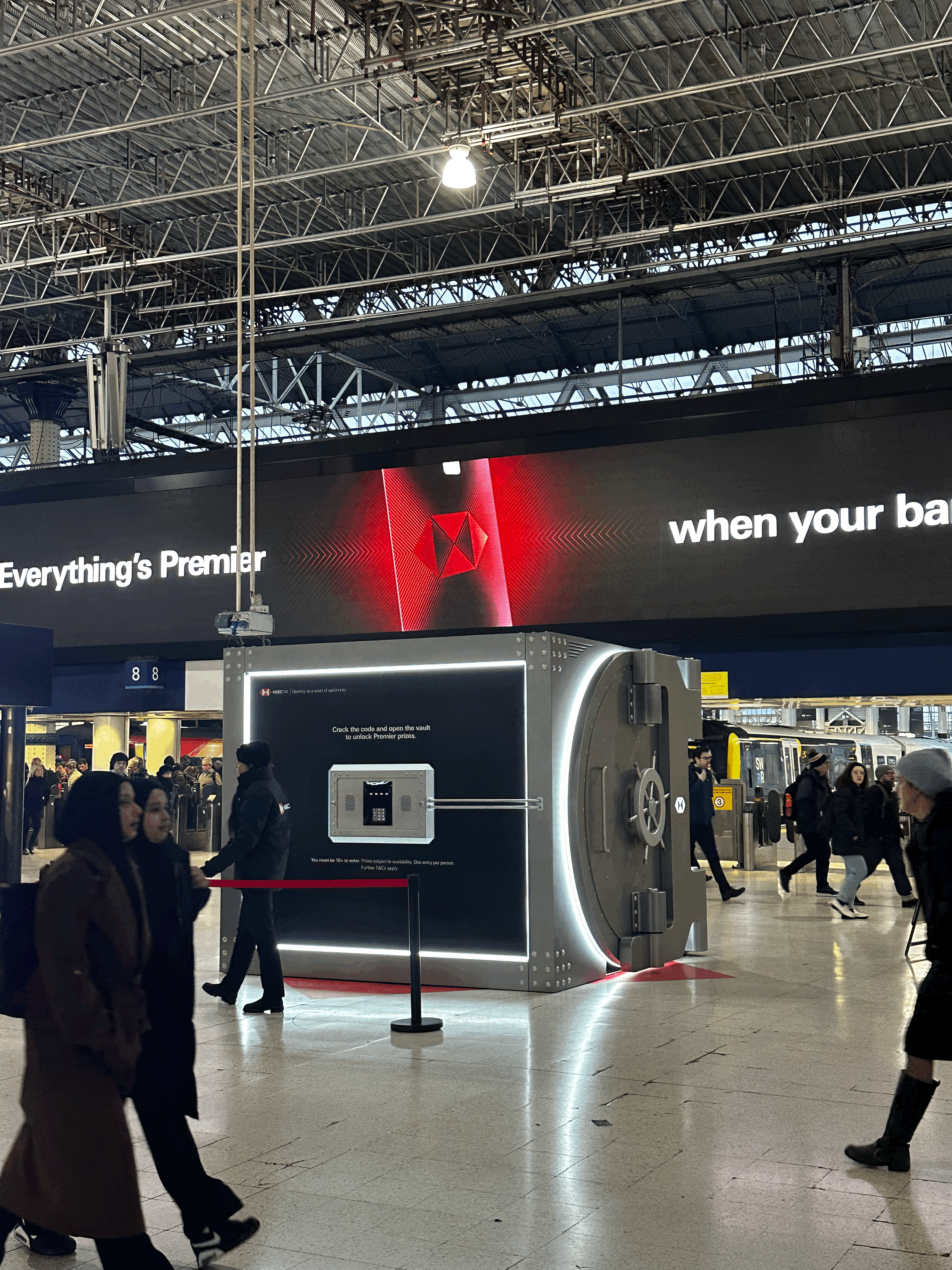 Long shot of the HSBC Vault