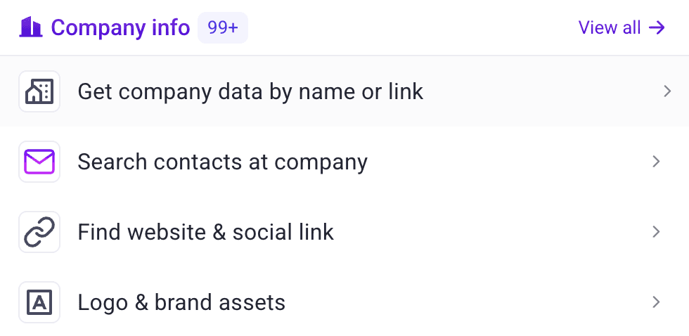 Find decision makers at company
