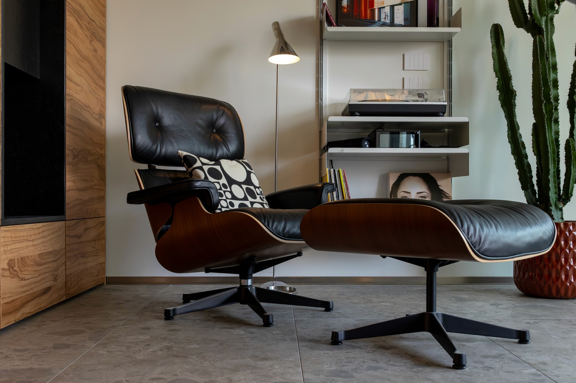 Project showcase image featuring a modern, refined interior.