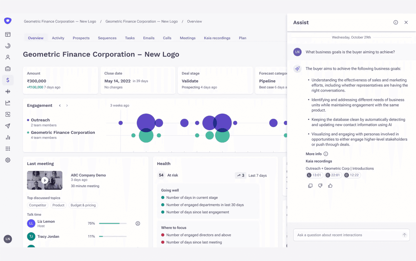 multi-channel engagement in Outreach