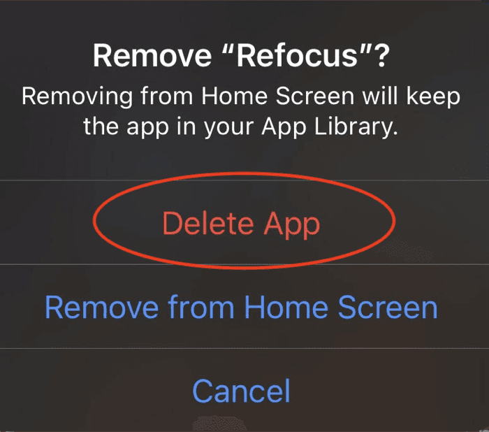 How To Safely Delete Refocus? image 5