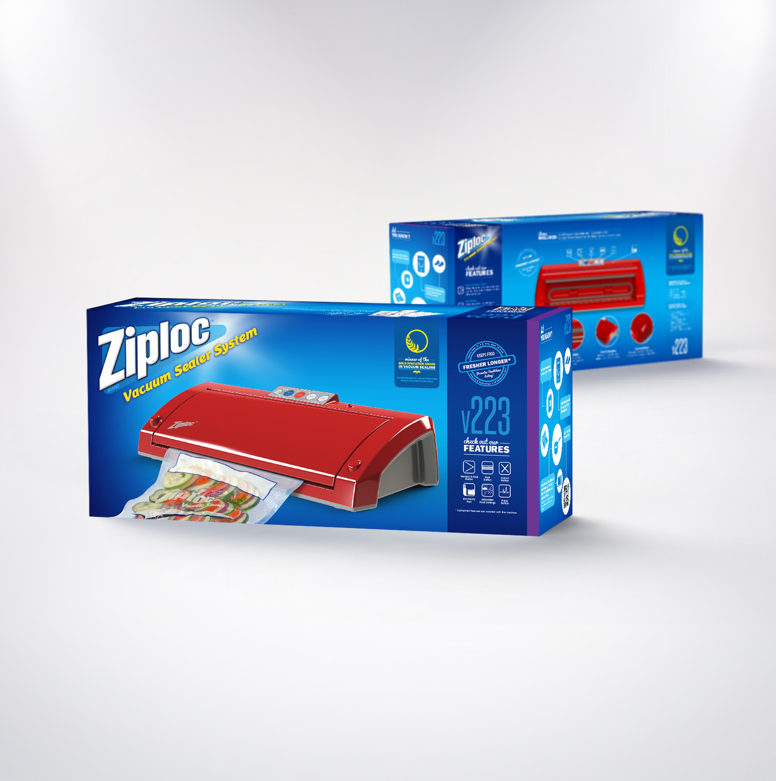 ZIPLOC VACUUM SEALER PACKAGING