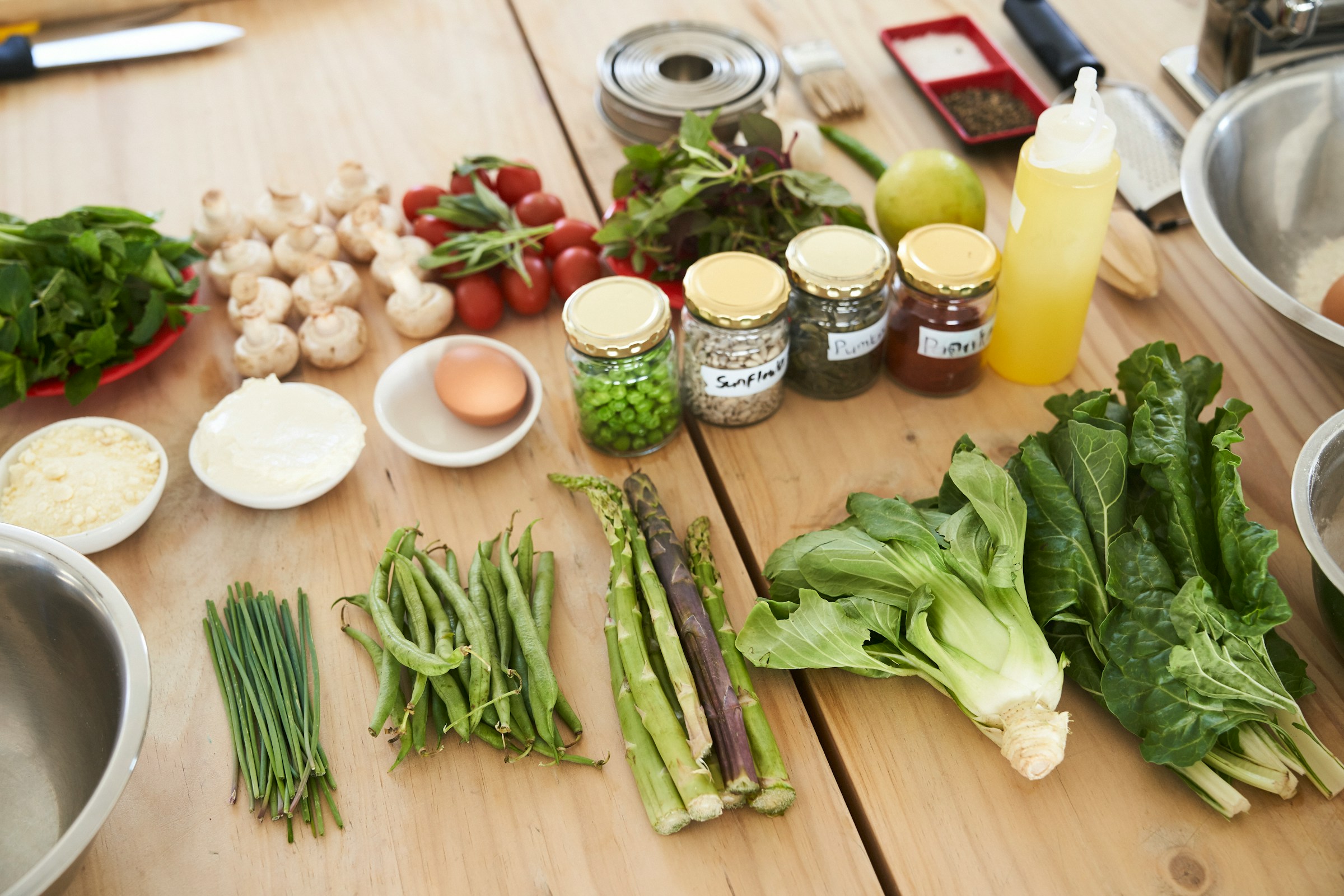 vegetables on table - Can You Get Vitamin D in the Shade