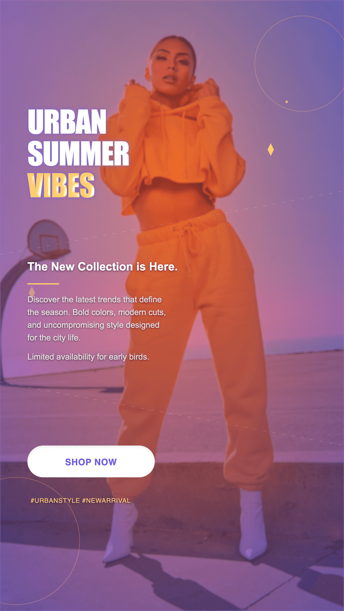 AI template example for insta