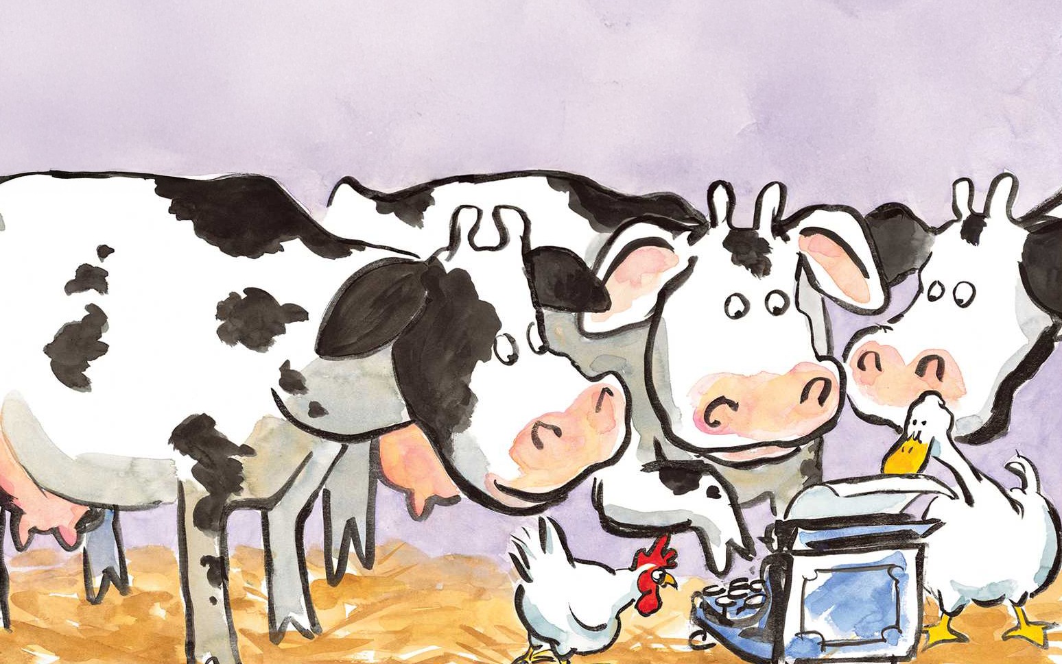 click clack moo promotional illustration