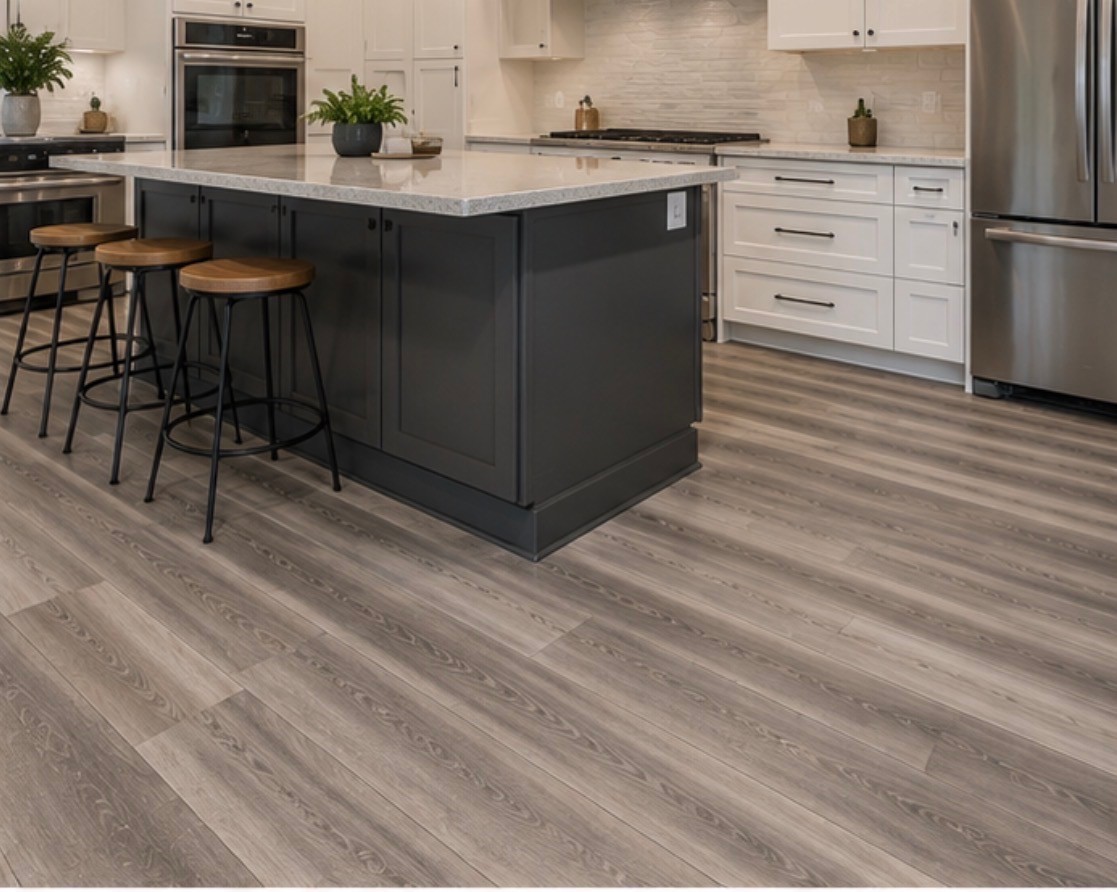 Hardwood flooring living room