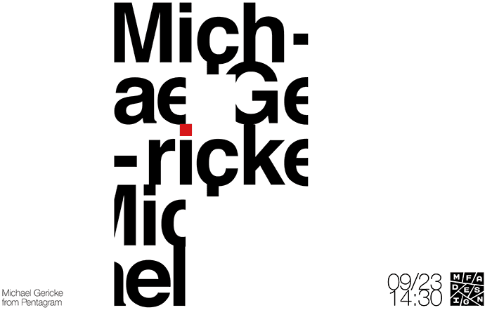 black type on white poster