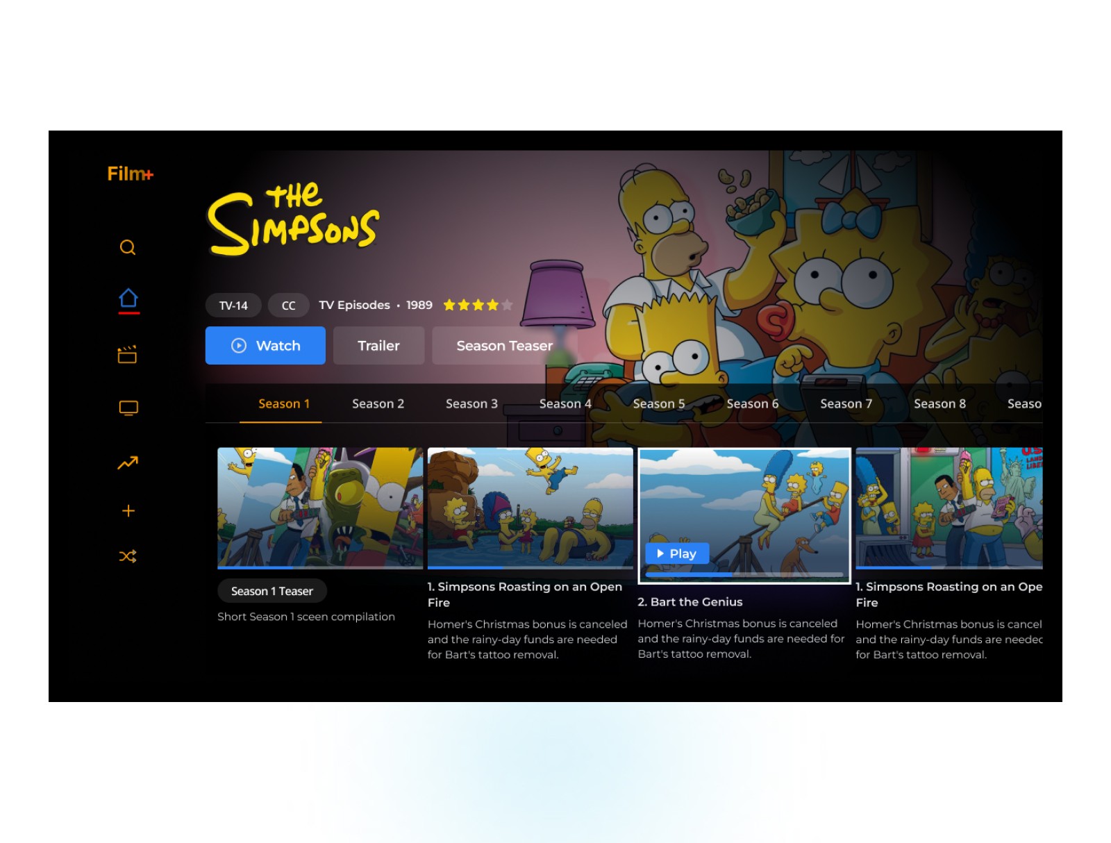 a cell phone on a table