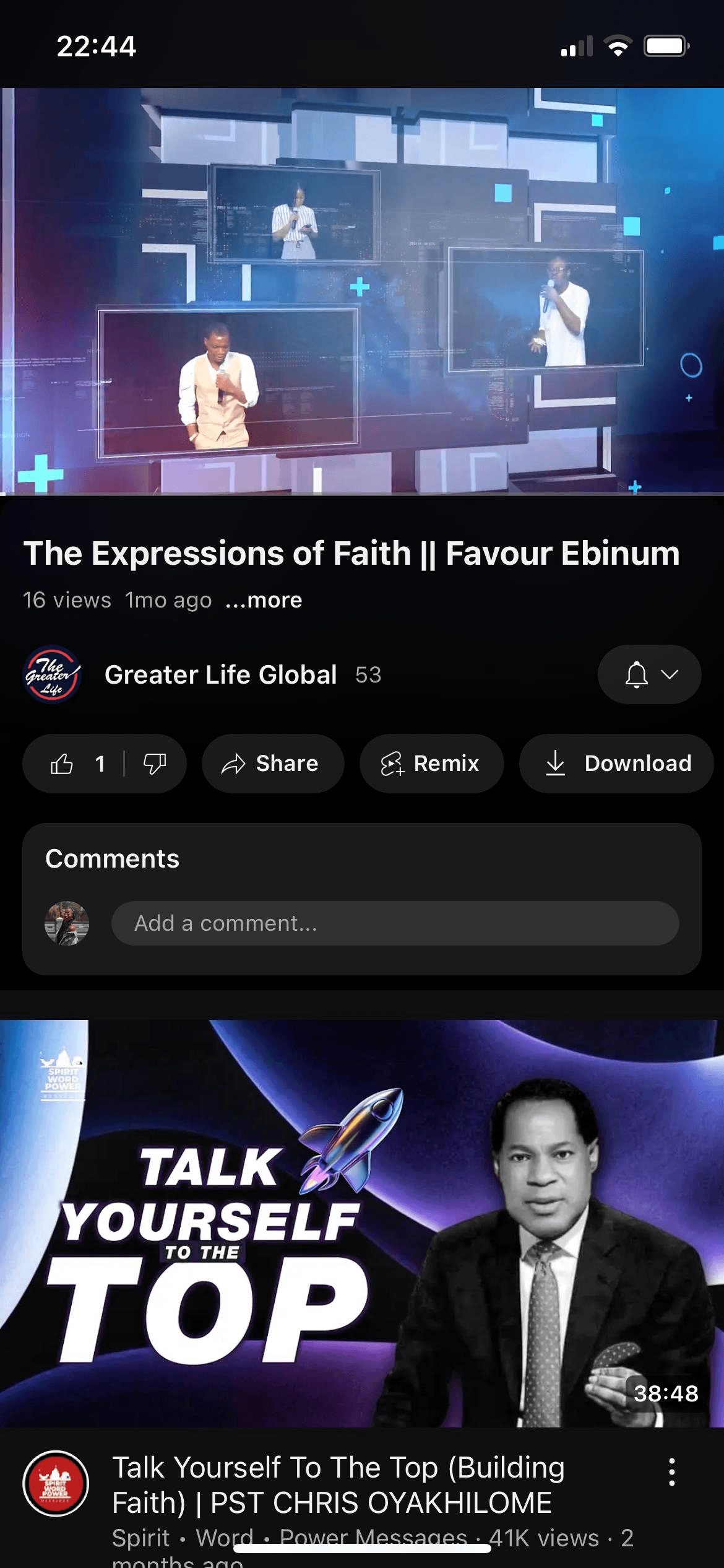Mobile UI