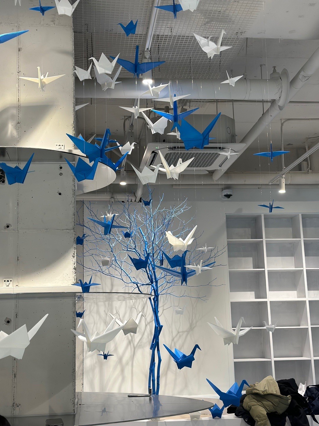 종이학 행잉 모빌 origami orizuru mobile