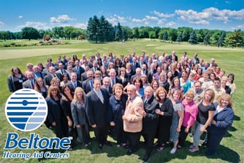 Hearing Aid Specialist Carrying Out Hearing Test On Female Patient