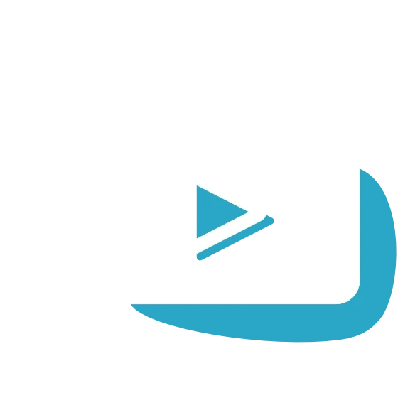 Minimal long-form video icon representing Raybrand Media videography projects, cinematic content production and professional video services