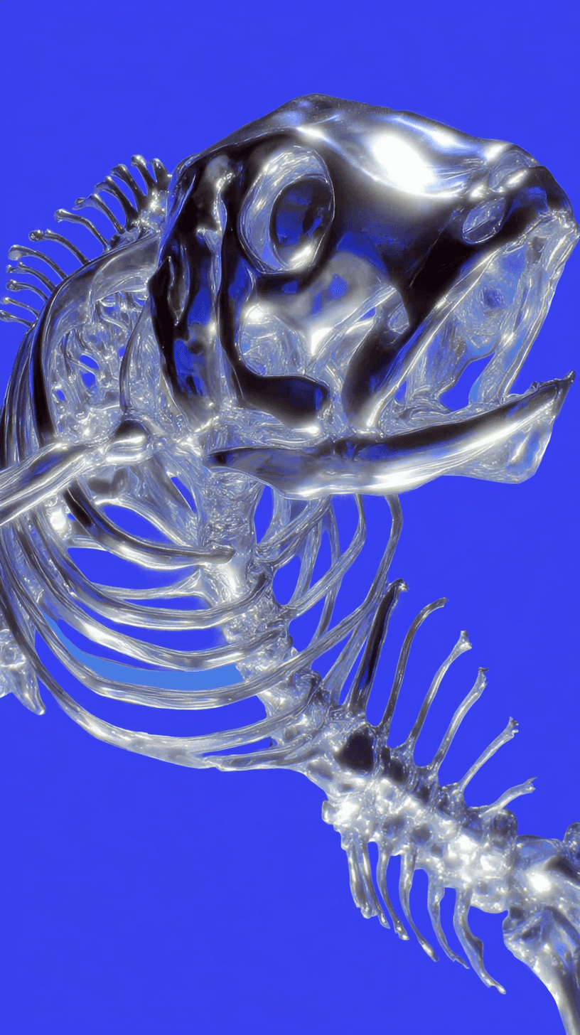 abstract flowing object