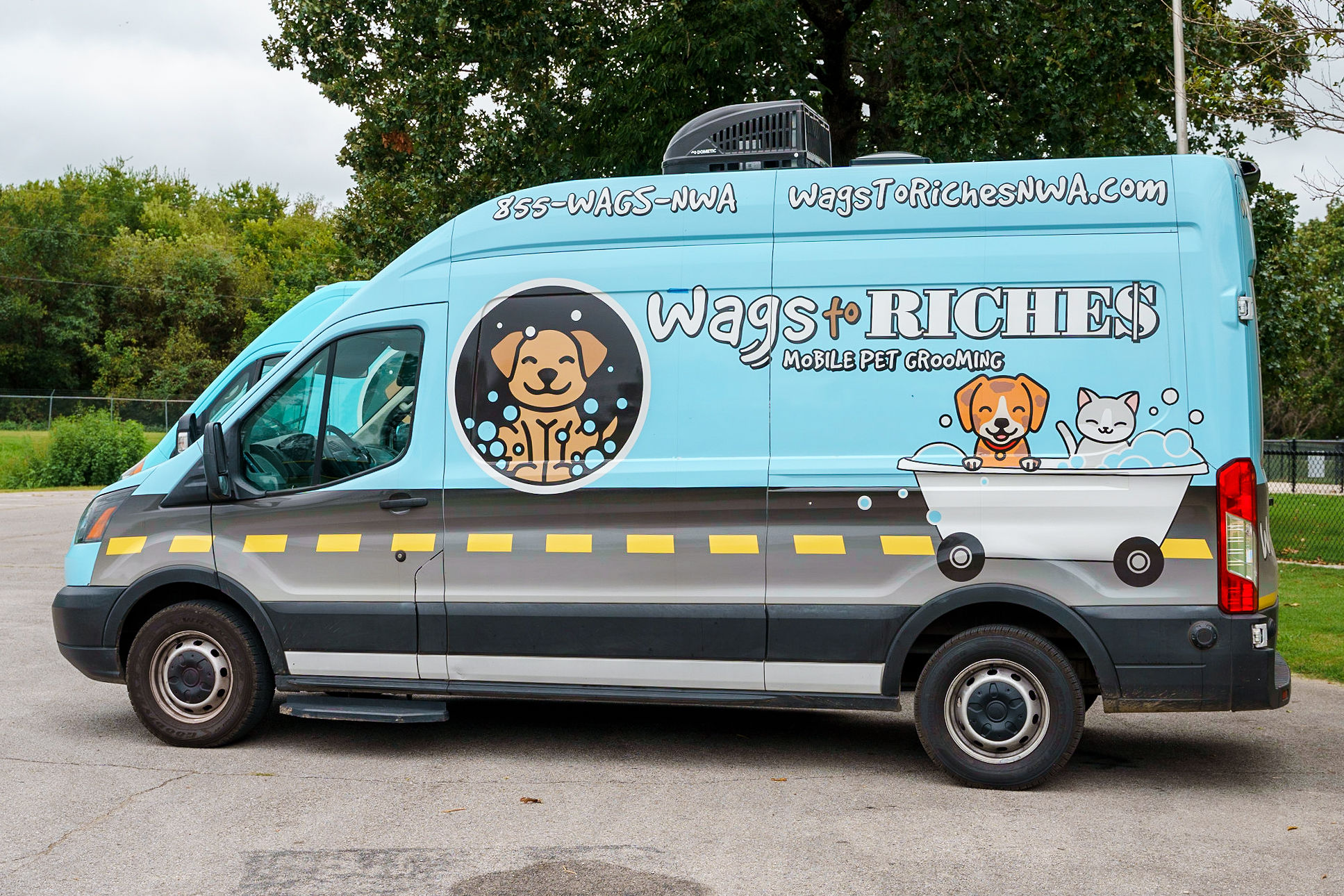 Wags TO Riches Mobile Salon Vans