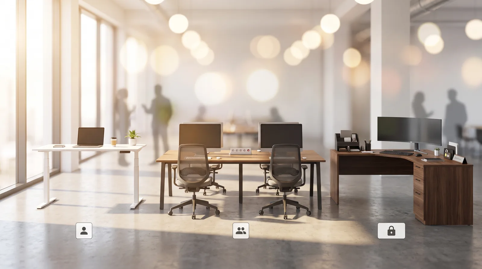 Flexi Desk vs Shared Desk vs Dedicated Desk Cost Comparison at Dubai South