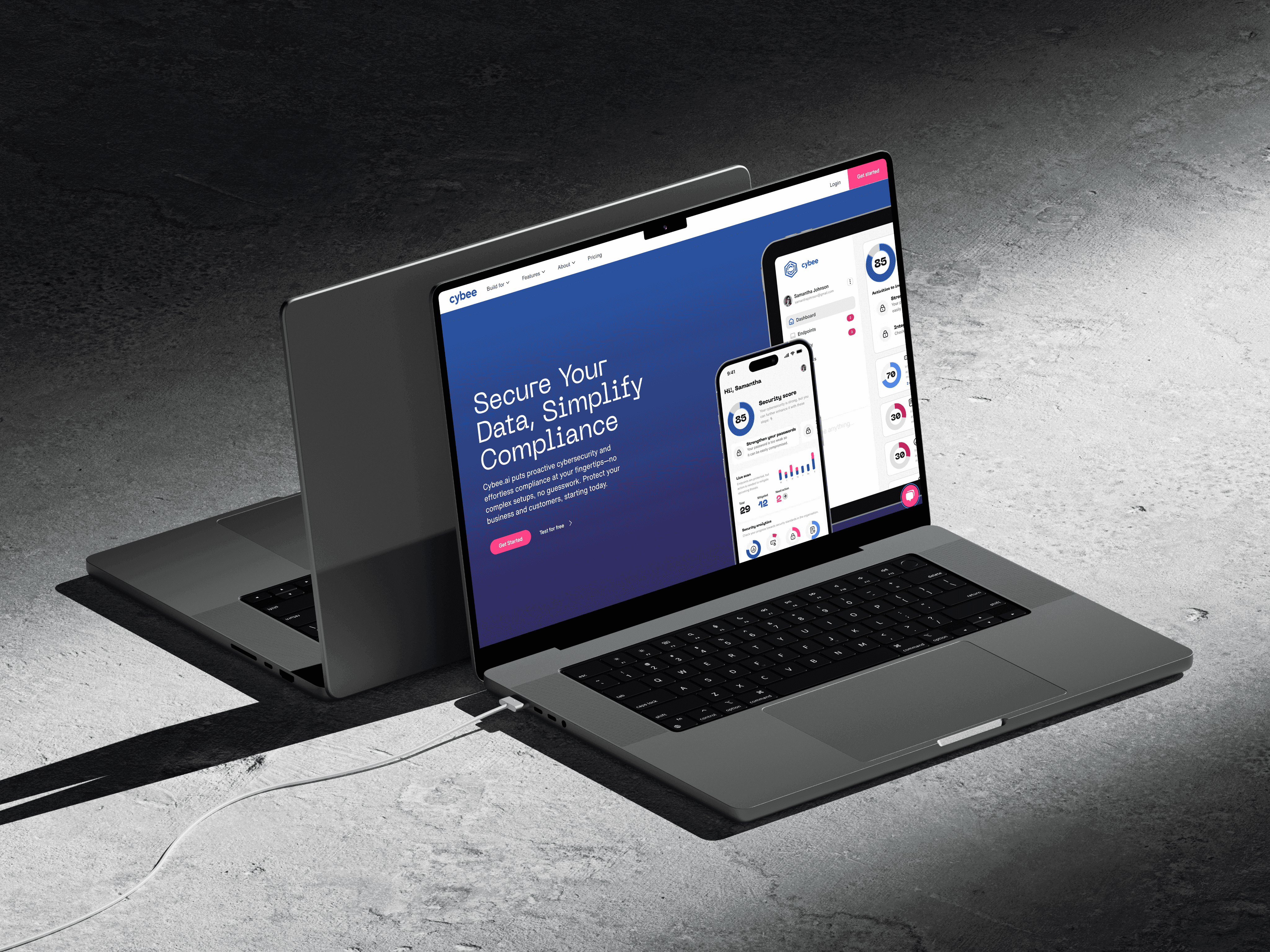 Case study cover image for Cybee — branding, design, and web development created by our team
