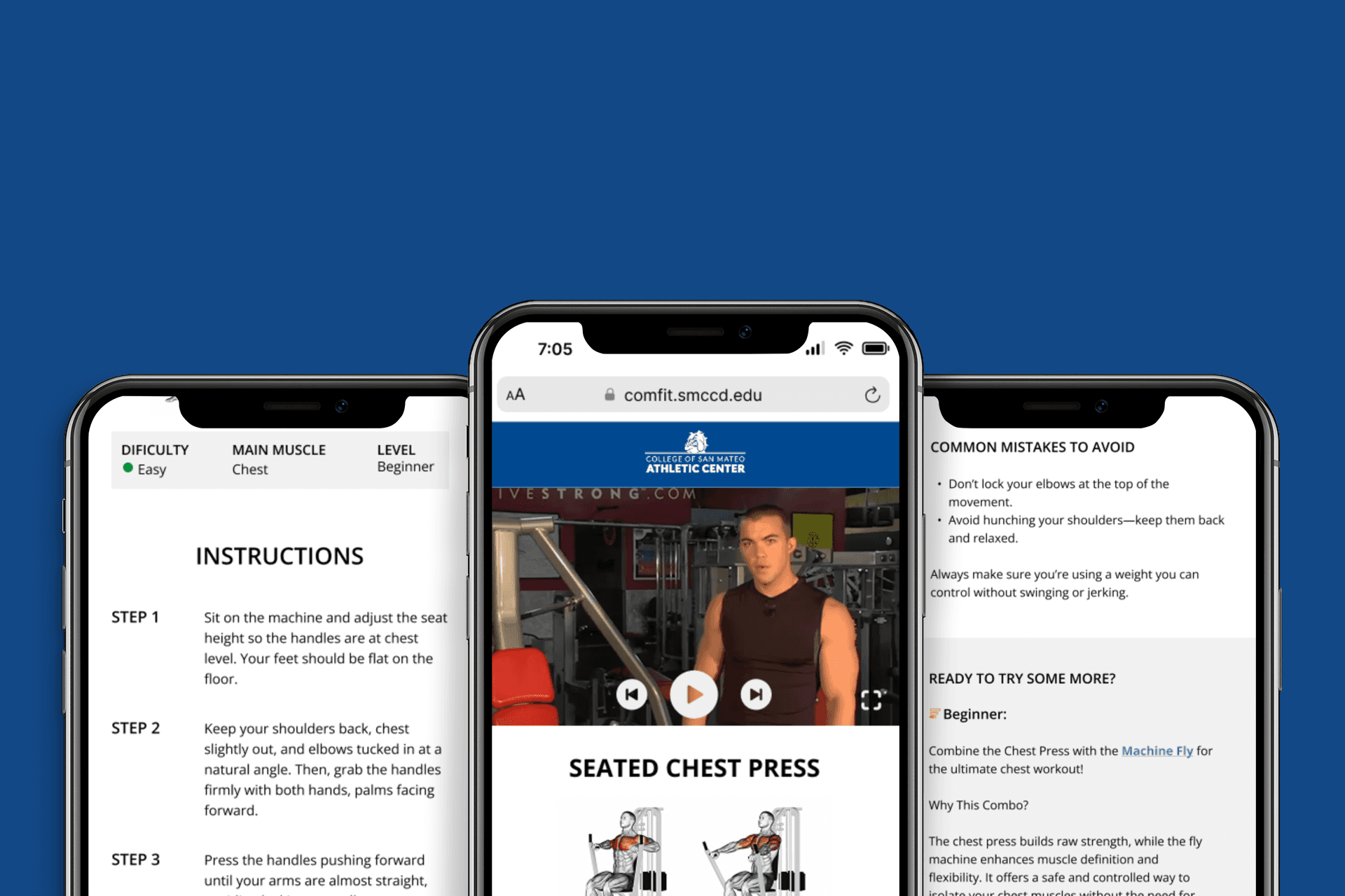 Mockup of the App