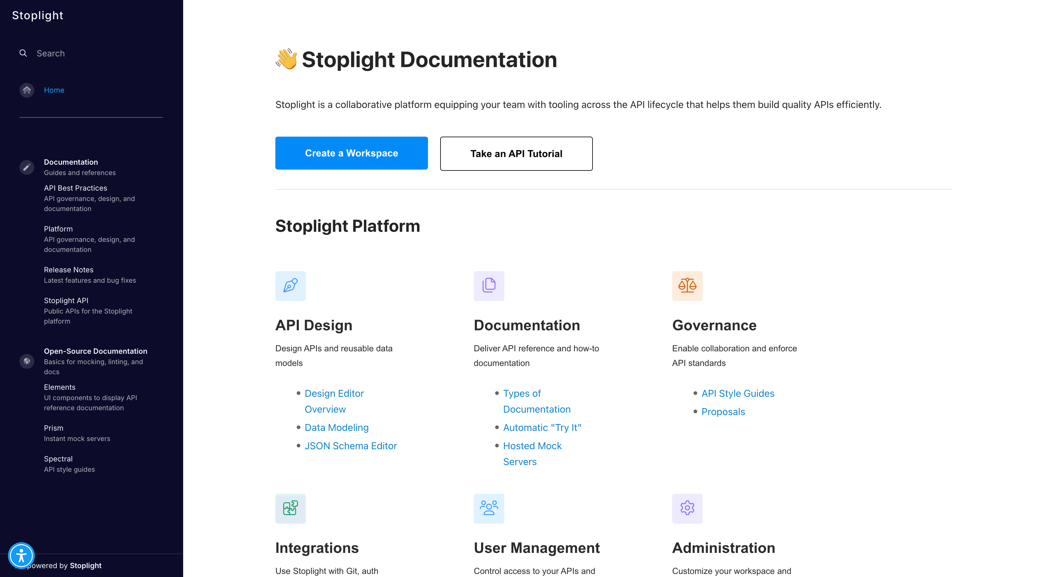 Stoplight visual OpenAPI editor for design-first API workflows