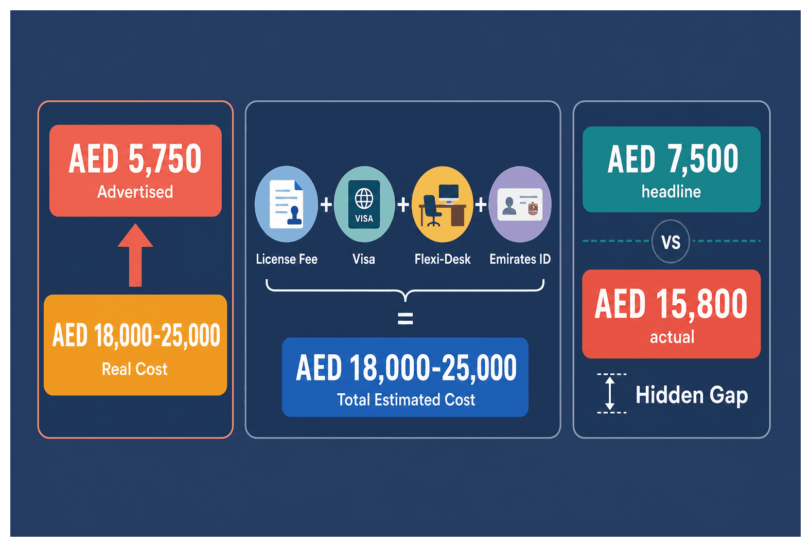 Infographic: Why the Cheapest Dubai Trade License May Not Be the Cheapest Option