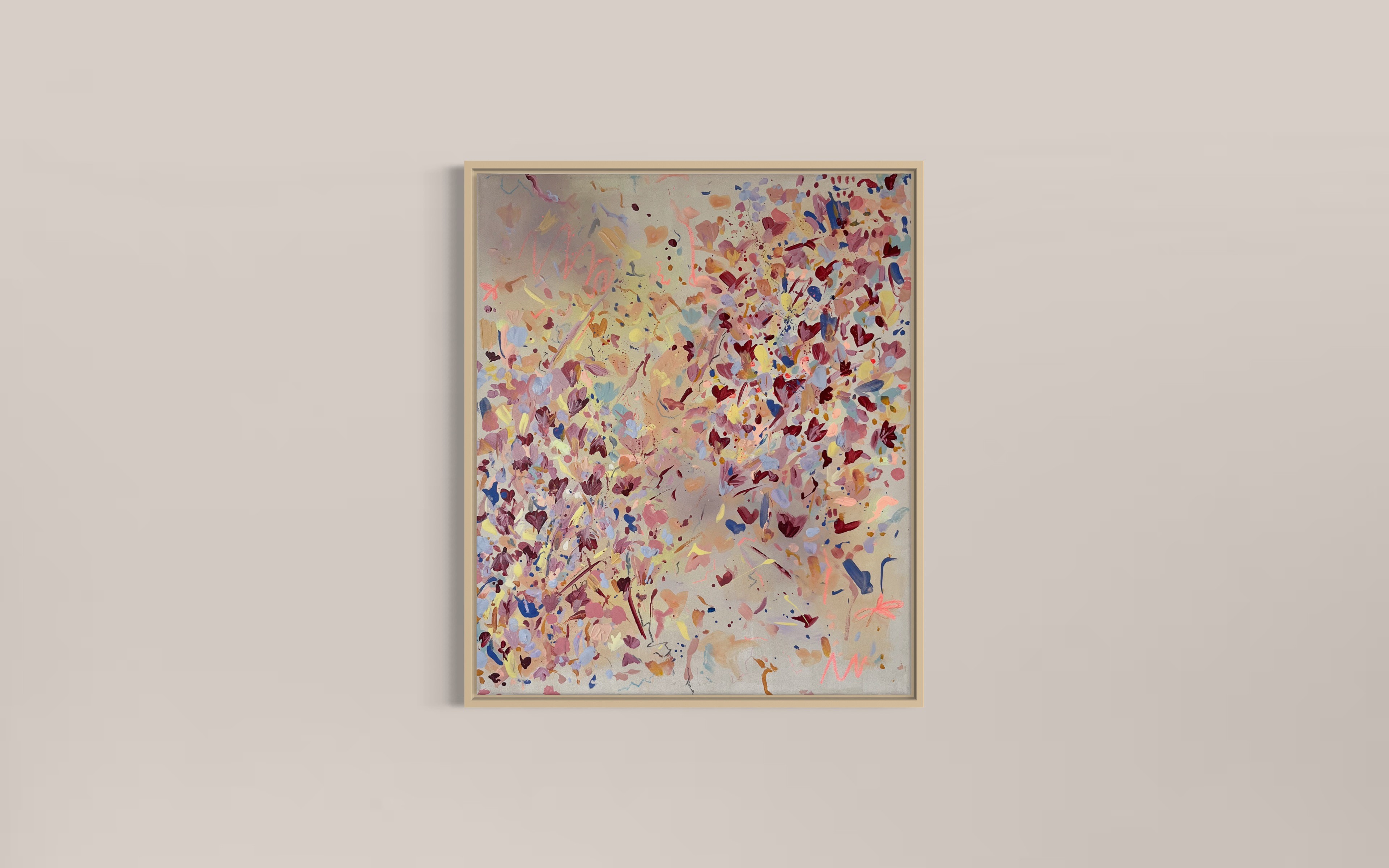 confetti white background