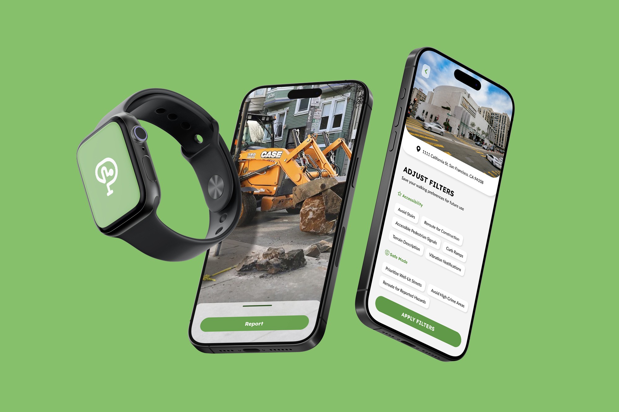 Pathly enhances sidewalk predictability, empowering users to walk safely and confidently. Designed to address traffic congestion and carbon emissions, the app encourages a shift from cars to walking—making cities more accessible and sustainable.