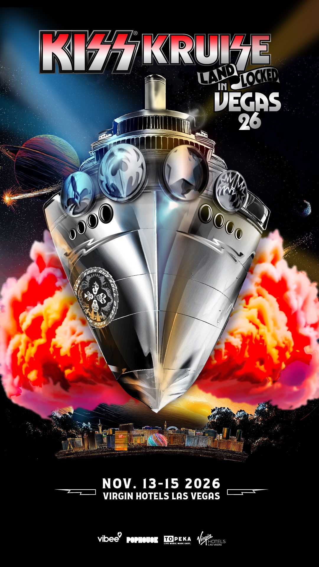 Kiss Kruise Land0Locked In Vegas 2026