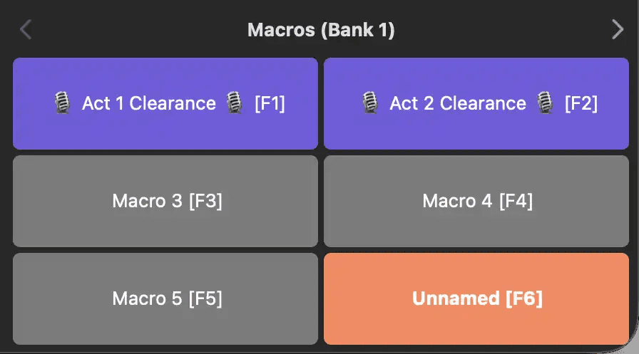 Send common chat messages with macros