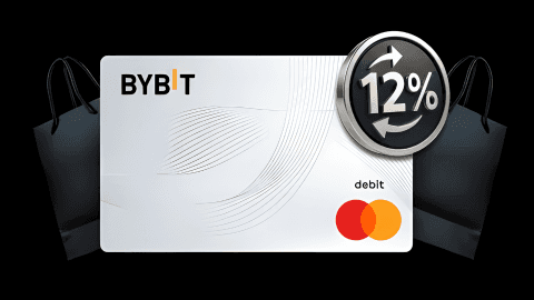 cartao cashback nas compras de 12 porcento da bybit