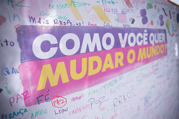 Estação 'Mude o Mundo LAB'.