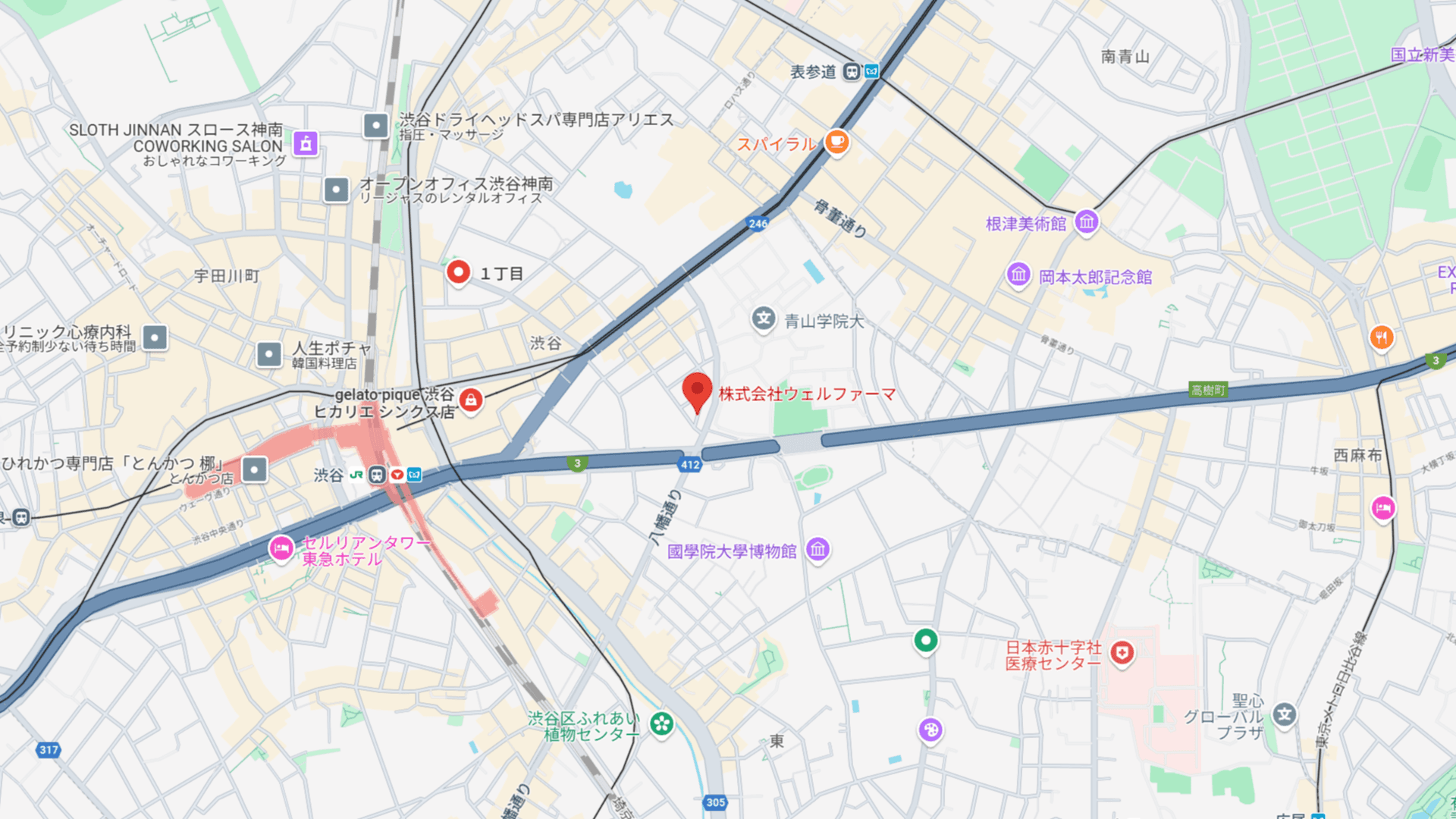 株式会社ウェルファーマの所在地