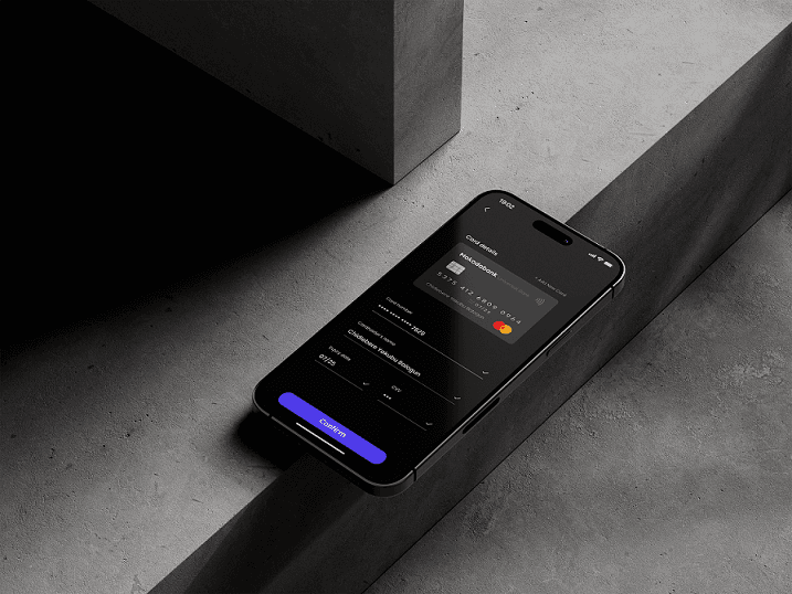 SwapX SaaS App Design - Card/Payment Page