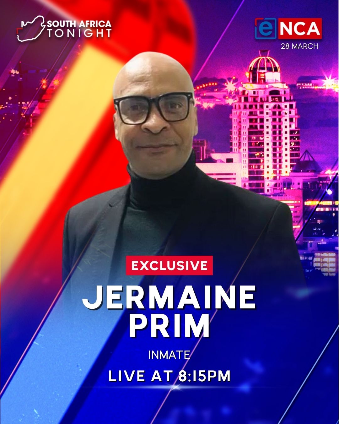 Photo:Correctional Services investigates eNCA unauthorised interview with inmate Jermaine Prim – South African Daily